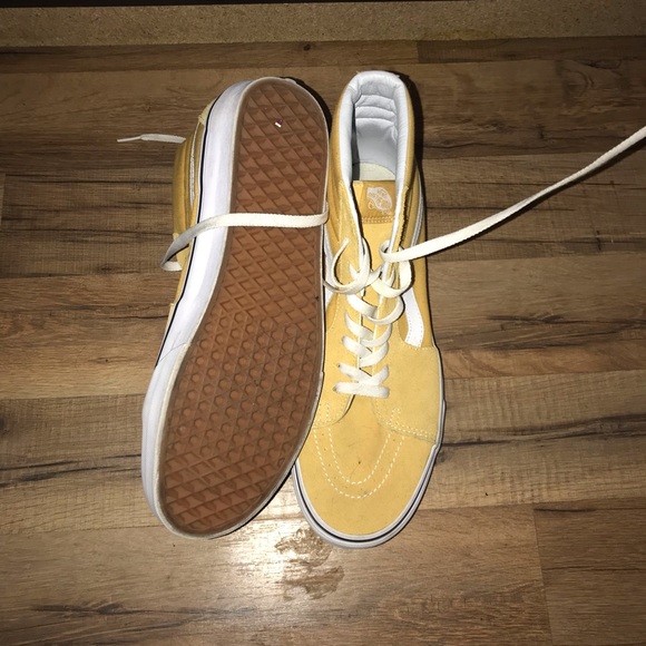 Vans men’s yellow Sk8-hi size 12 - Picture 3 of 3